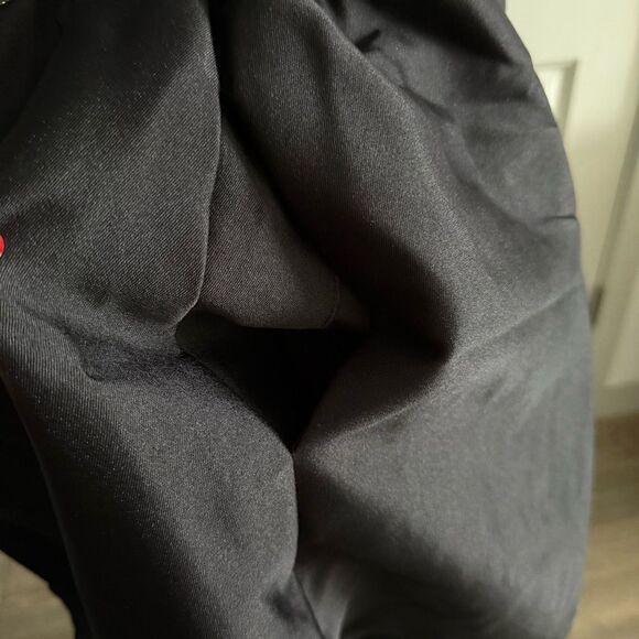 NWT Self-Portrait Black Taffeta Diamante Mini Dress with Lace Trim Size 10 - Picture 5 of 15